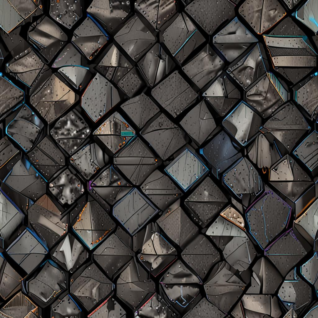 Carbon-Scored Reentry Plating Found In An Abandoned Cyberpunk Megacity, Brushed, Texture Pack