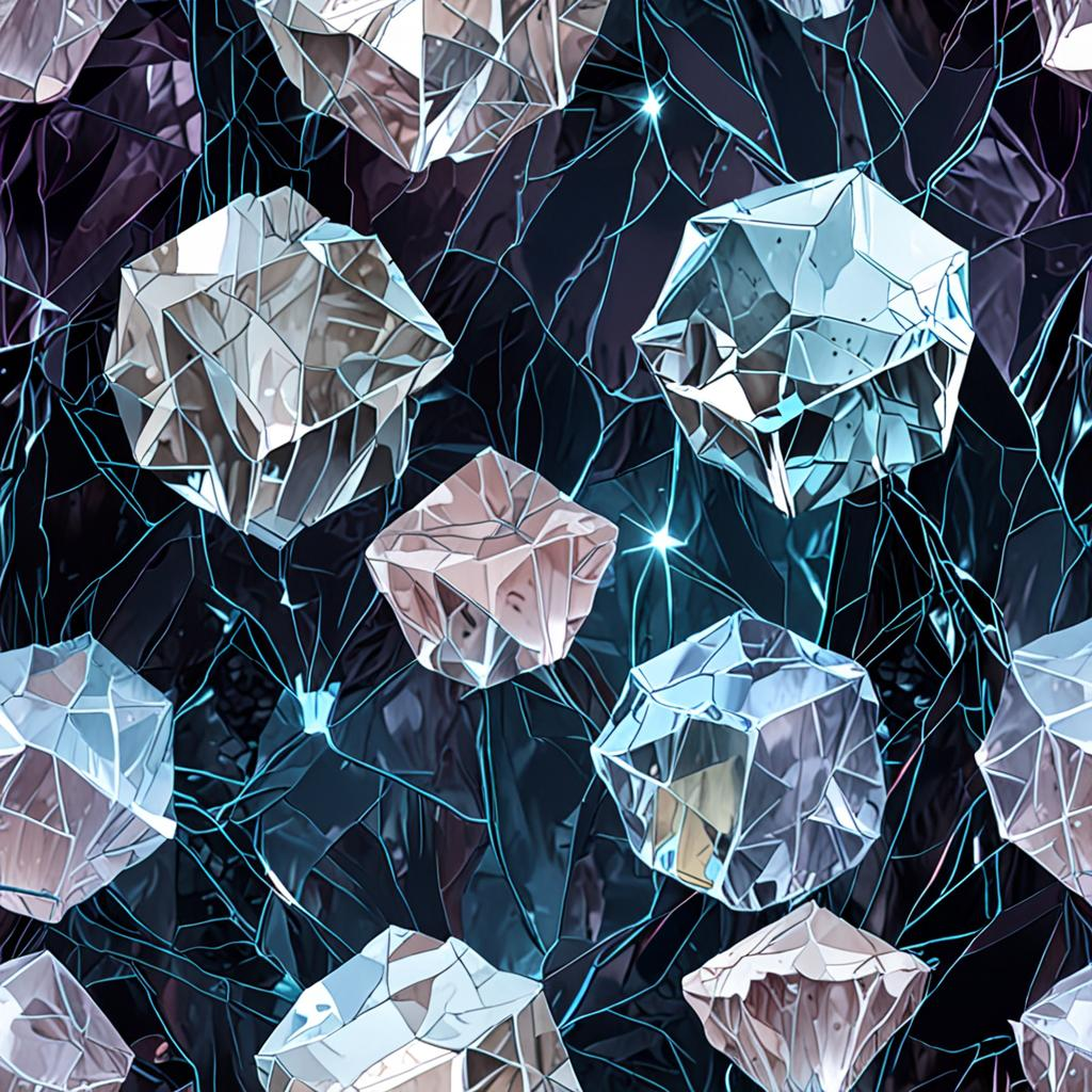 Weathered Polished Quartz Crystal Surface With A Faint Magical Shimmer Across Th Texture Pack