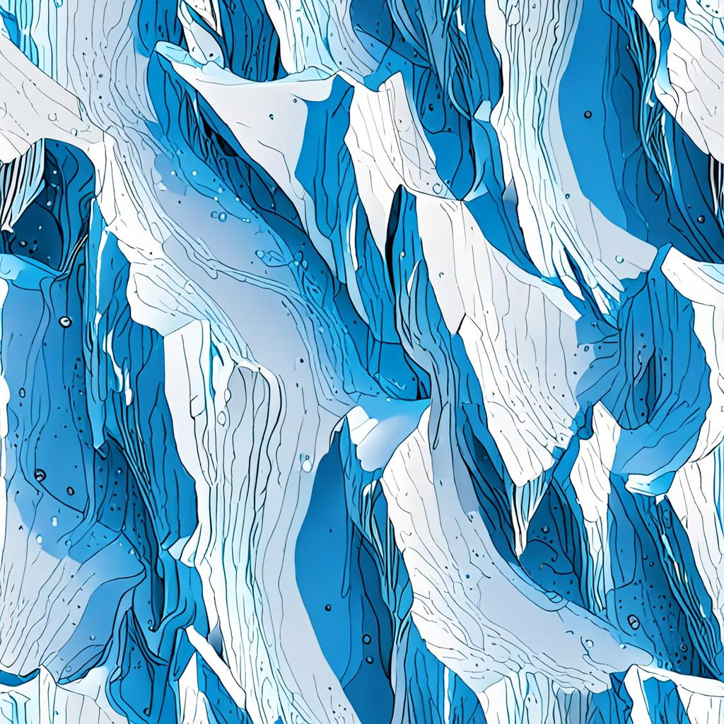 Frosted Jagged Glacier Ice With Small Air Bubbles Trapped Within The Ice And A S Texture Pack