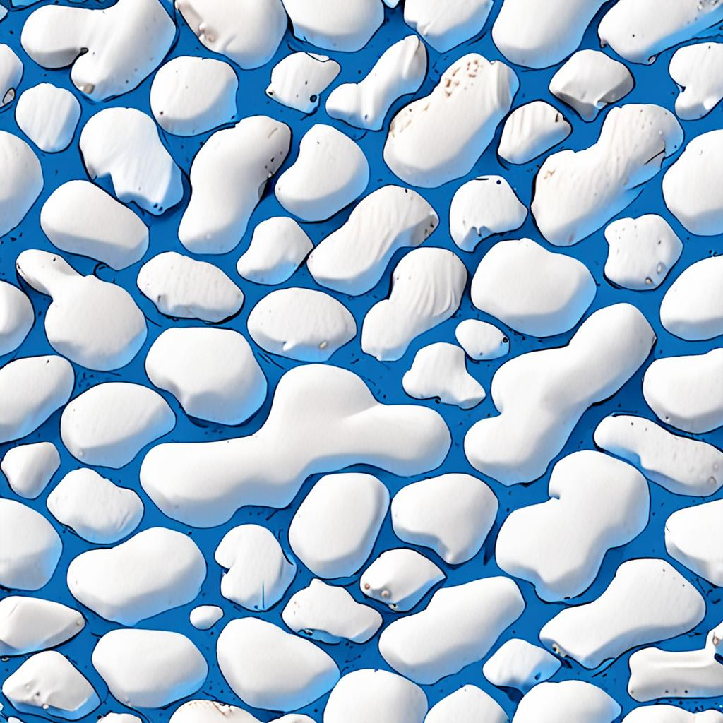 Freshly Fallen Fresh Powder Snowdrift, A Subtle Blue-White Sheen Across The Surf Texture Pack