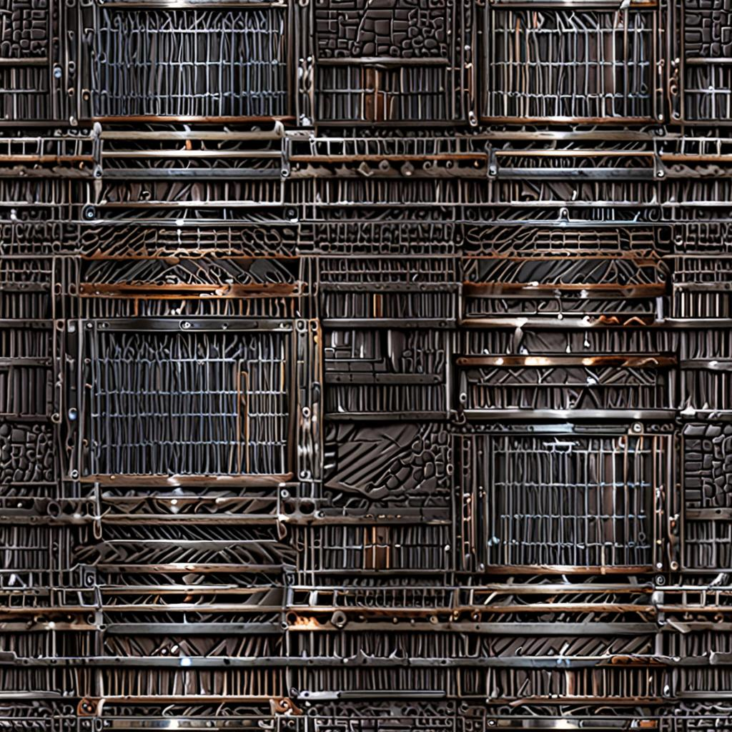Battle-Worn Energy-Conduit Metal Grating, Streaks Of Carbon Scoring Along The Ed Texture Pack