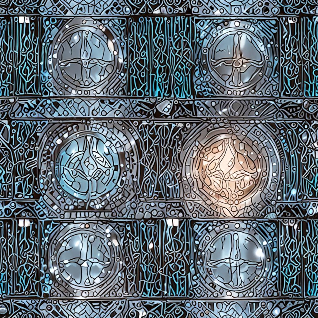 Crystalline Translucent Alien Resin Surface, Faint Runic Etchings Catching The L Texture Pack
