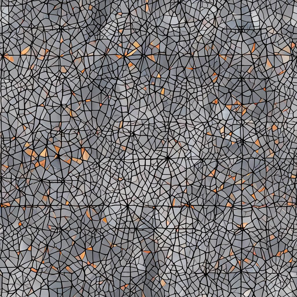 Polished Frosted Window Glass, Fine Cracks Spreading In A Spiderweb Pattern Texture Pack