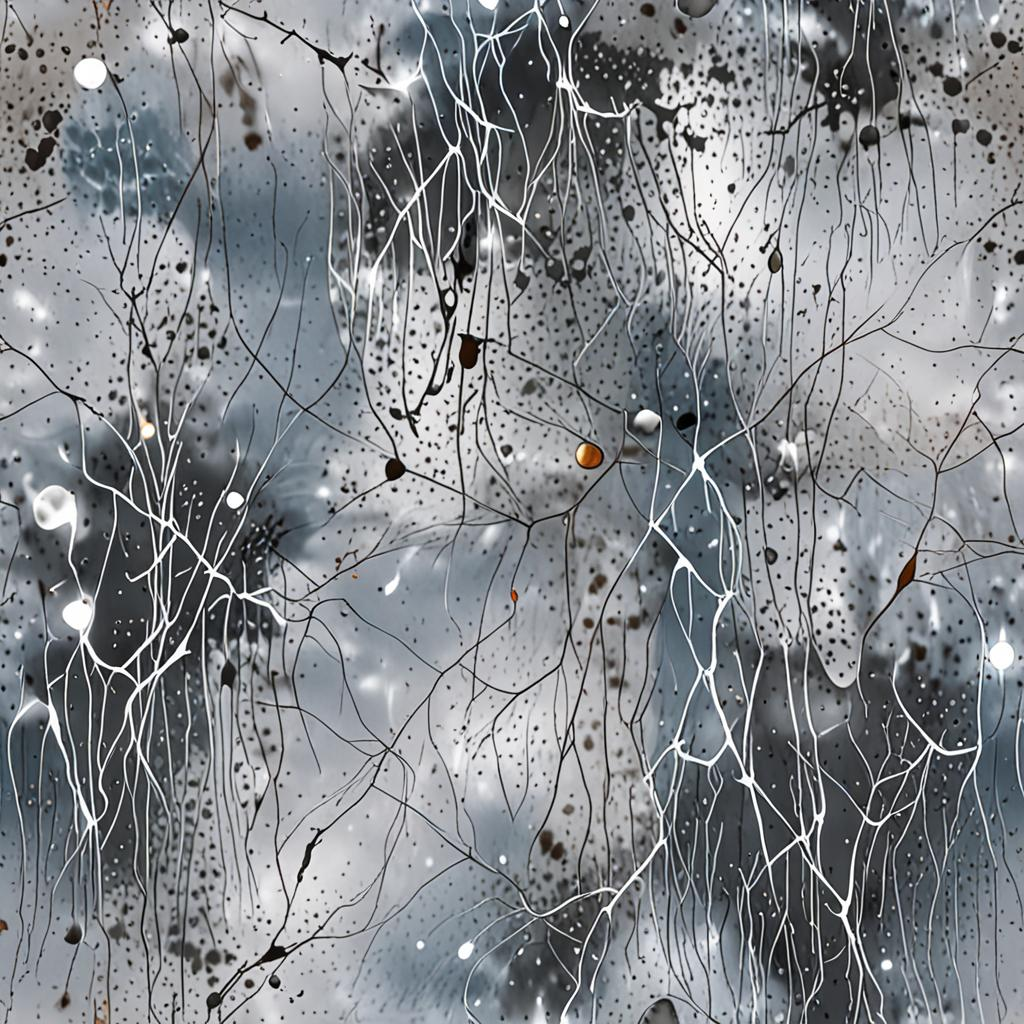 Fogged Bathroom Glass, Cracked And Faint Condensation Droplets Forming A Mist, A Texture Pack