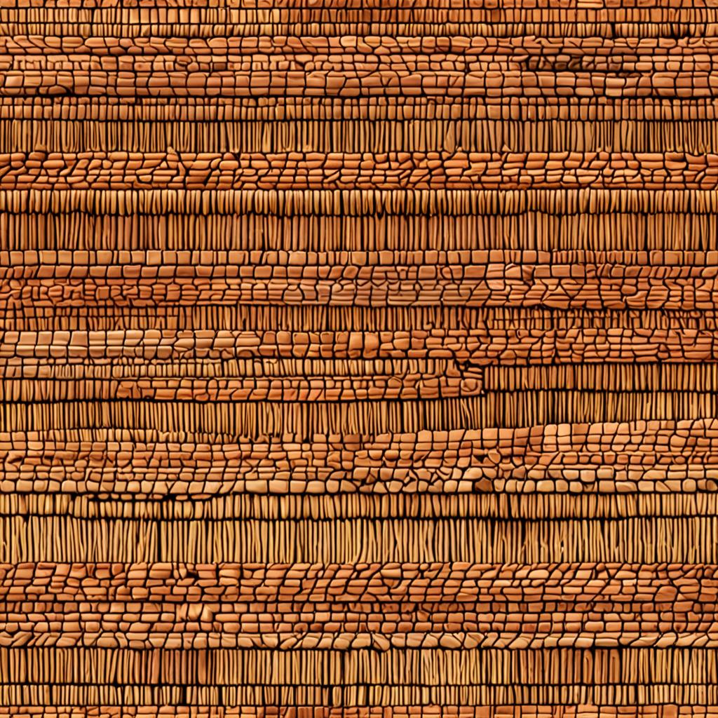 Woven Sisal Doormat, Dry And Subtle Color Variation Between Individual Strands, Texture Pack