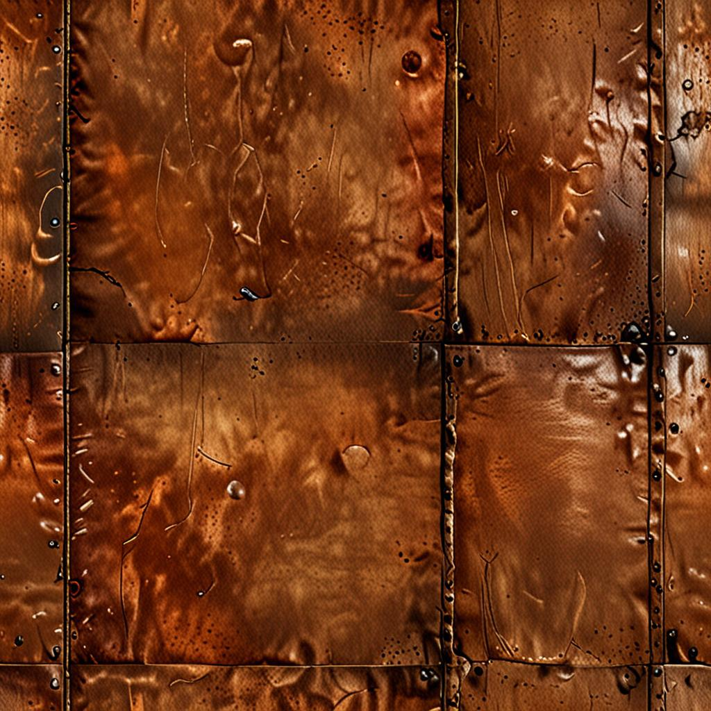 Close-Up Of Weathered Leather-Bound Book Cover, A Warm Sheen From Years Of Handl Texture Pack