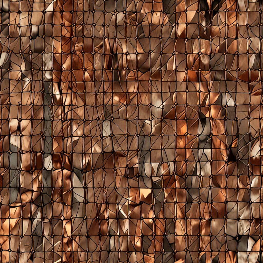 Close-Up Of Faded Loosely Woven Mesh Netting, Deep Creases From Folding And Use, Texture Pack