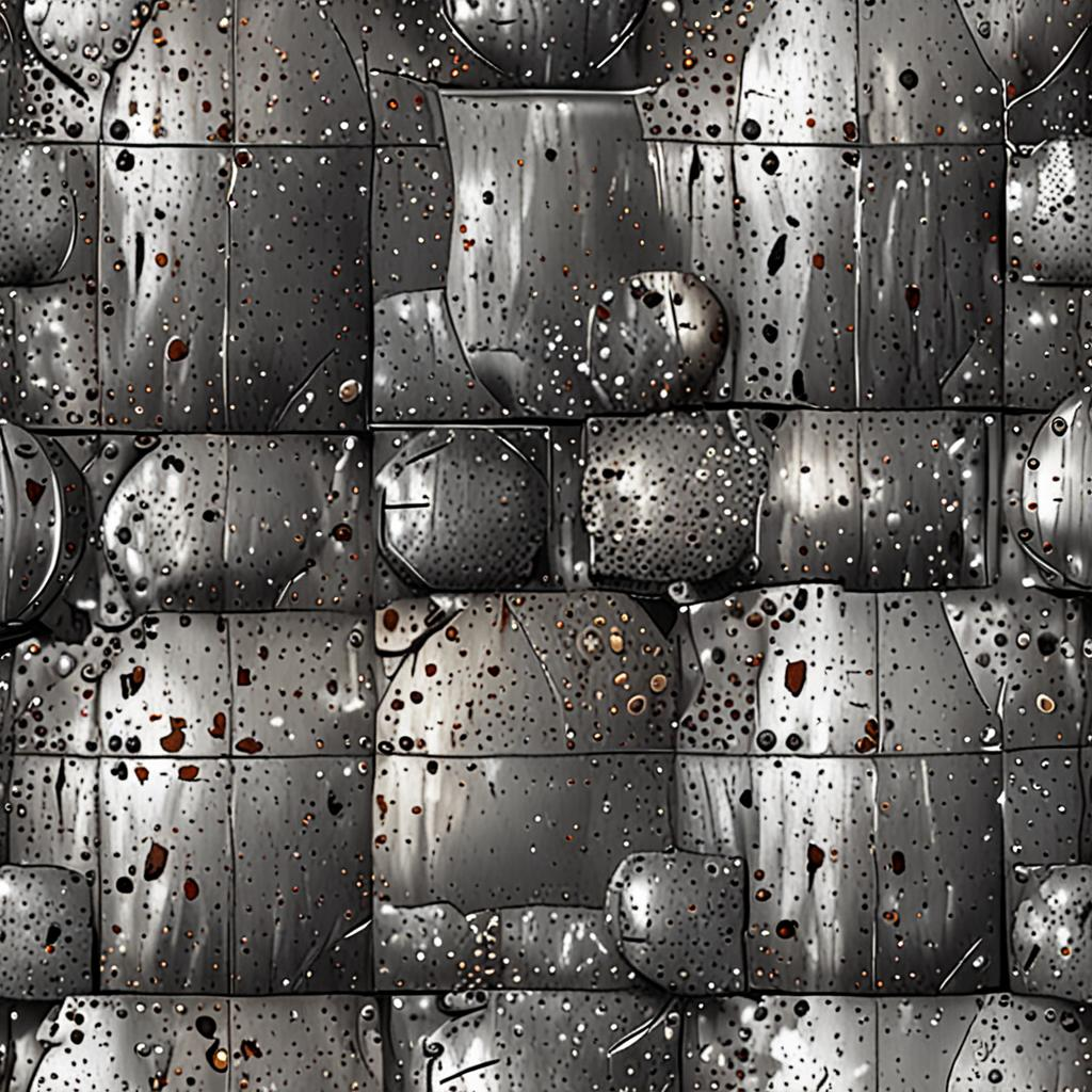 Polished Tarnished Silver Plate, Small Pockmarks From Corrosion Pitting, Sun-Ble Texture Pack