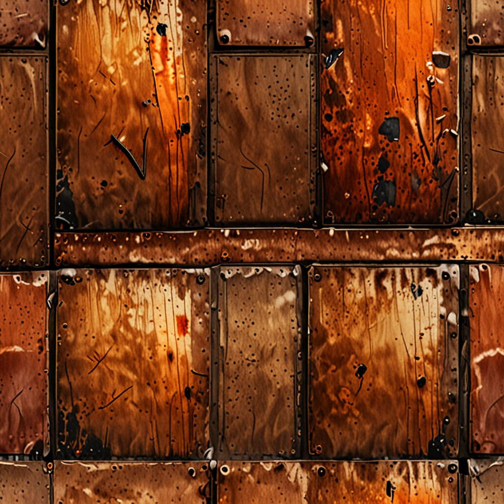 Weathered Bronze Plaque, Sun-Faded And A Thin Film Of Grime And Dust, Streaks Of Texture Pack