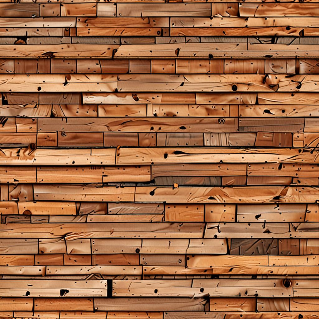 Varnished Cedar Shingle Wall In A Mountain Logging Camp, Uneven Plank Spacing Wi Texture Pack