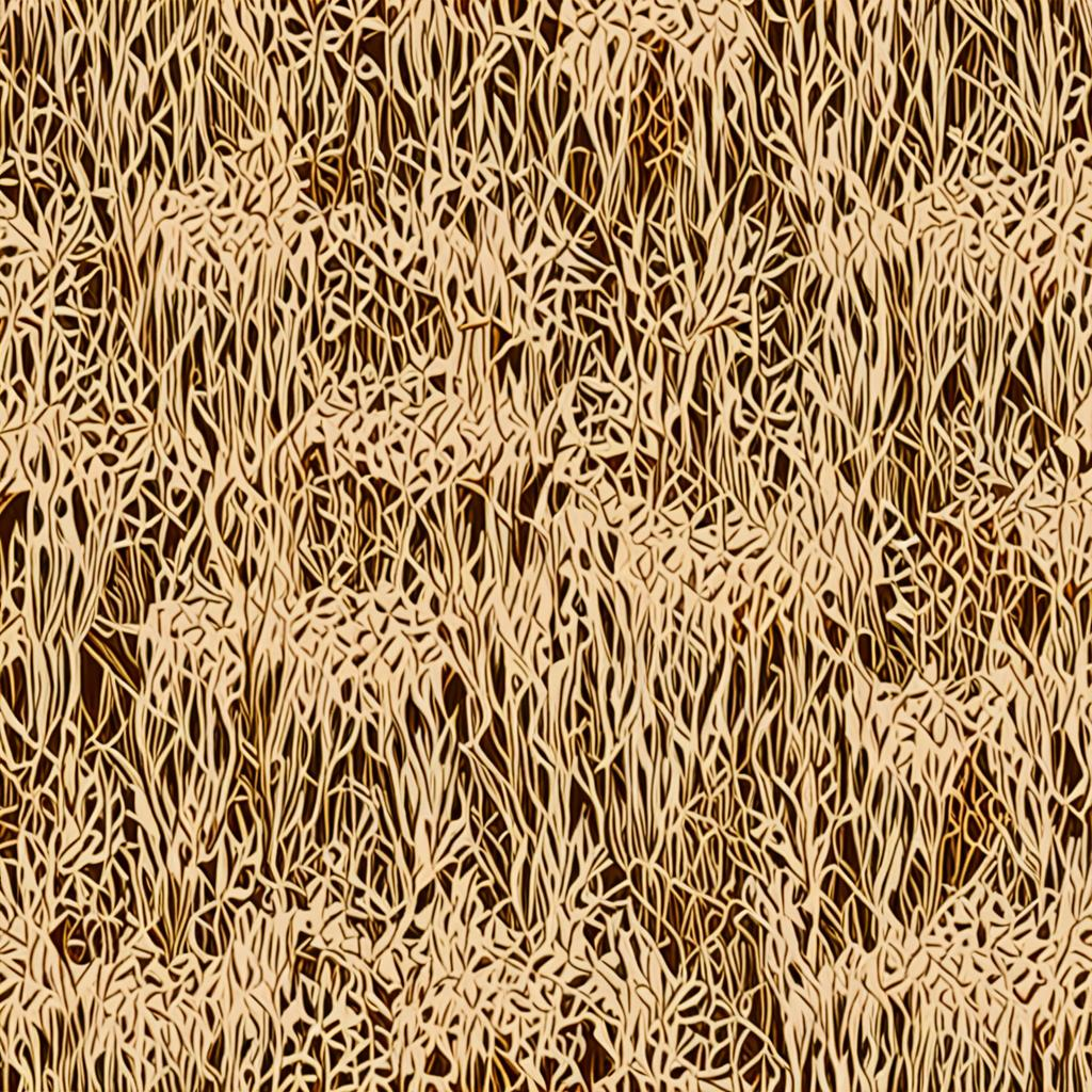 Dried Hay Bale Surface, Frost-Dusted And Trailing Ivy Tendrils Reaching Across, Texture Pack