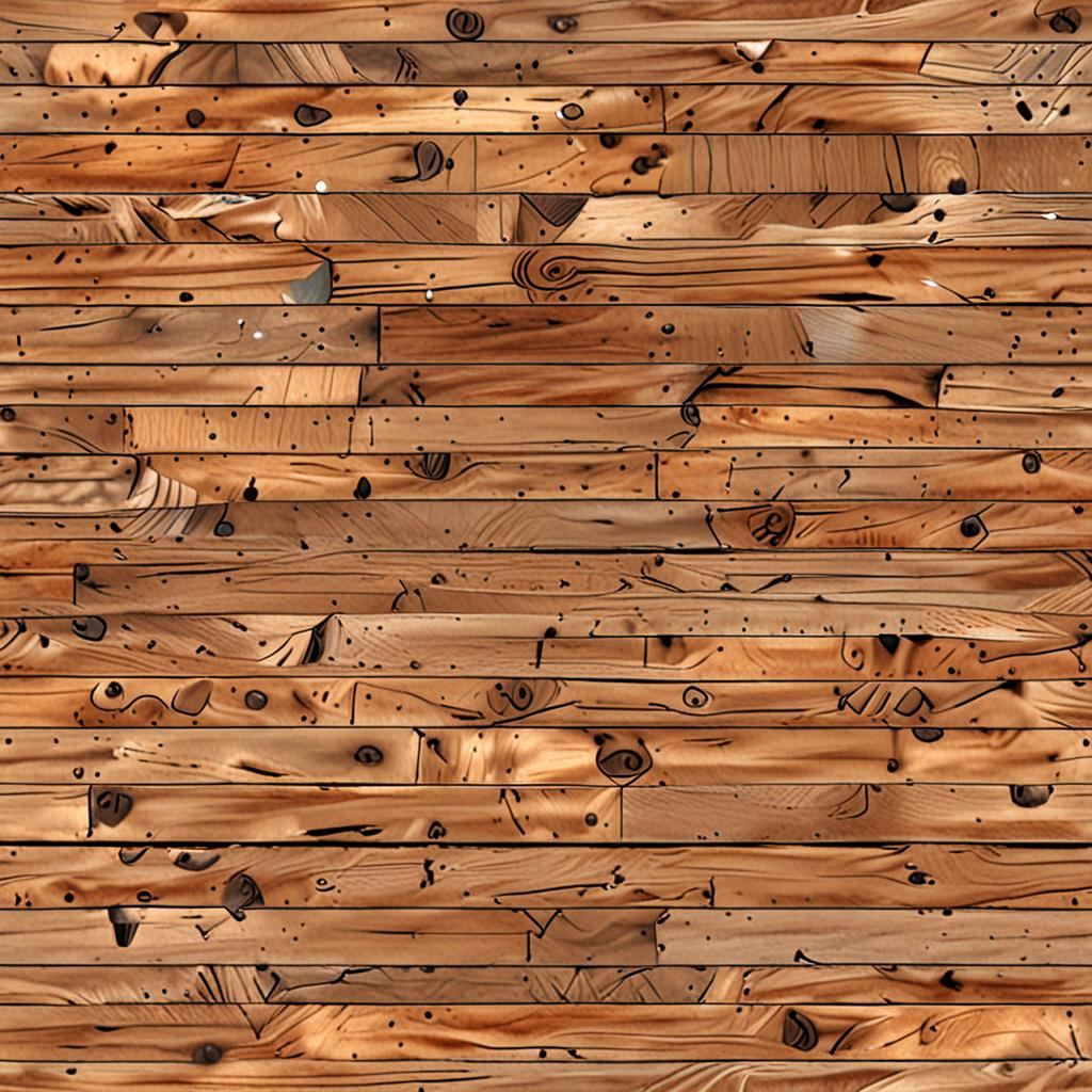 Sun-Bleached Walnut Wood Grain Surface, Chipped And Worn Edges, Visible Knots Sc Texture Pack