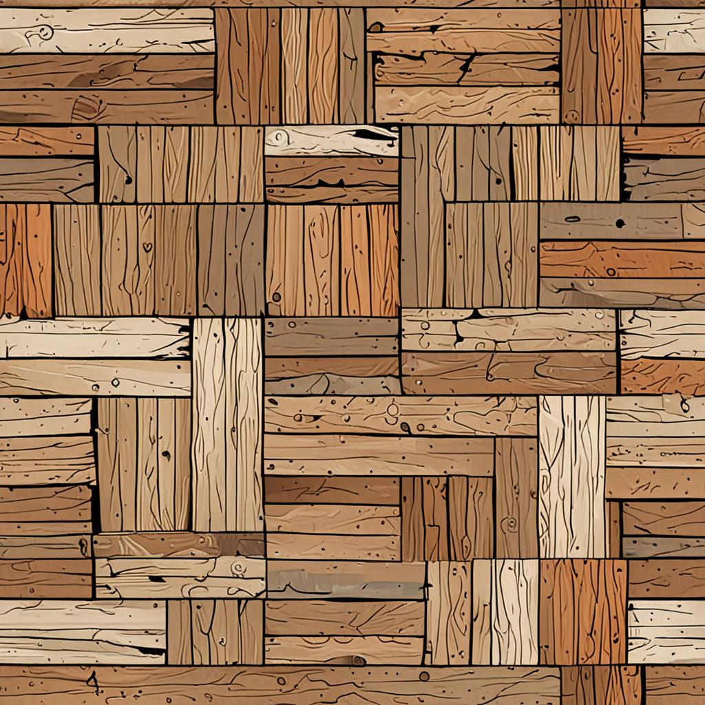 Reclaimed Driftwood Planks Found In A Coastal Fishing Dock, Sun-Bleached, Peelin Texture Pack
