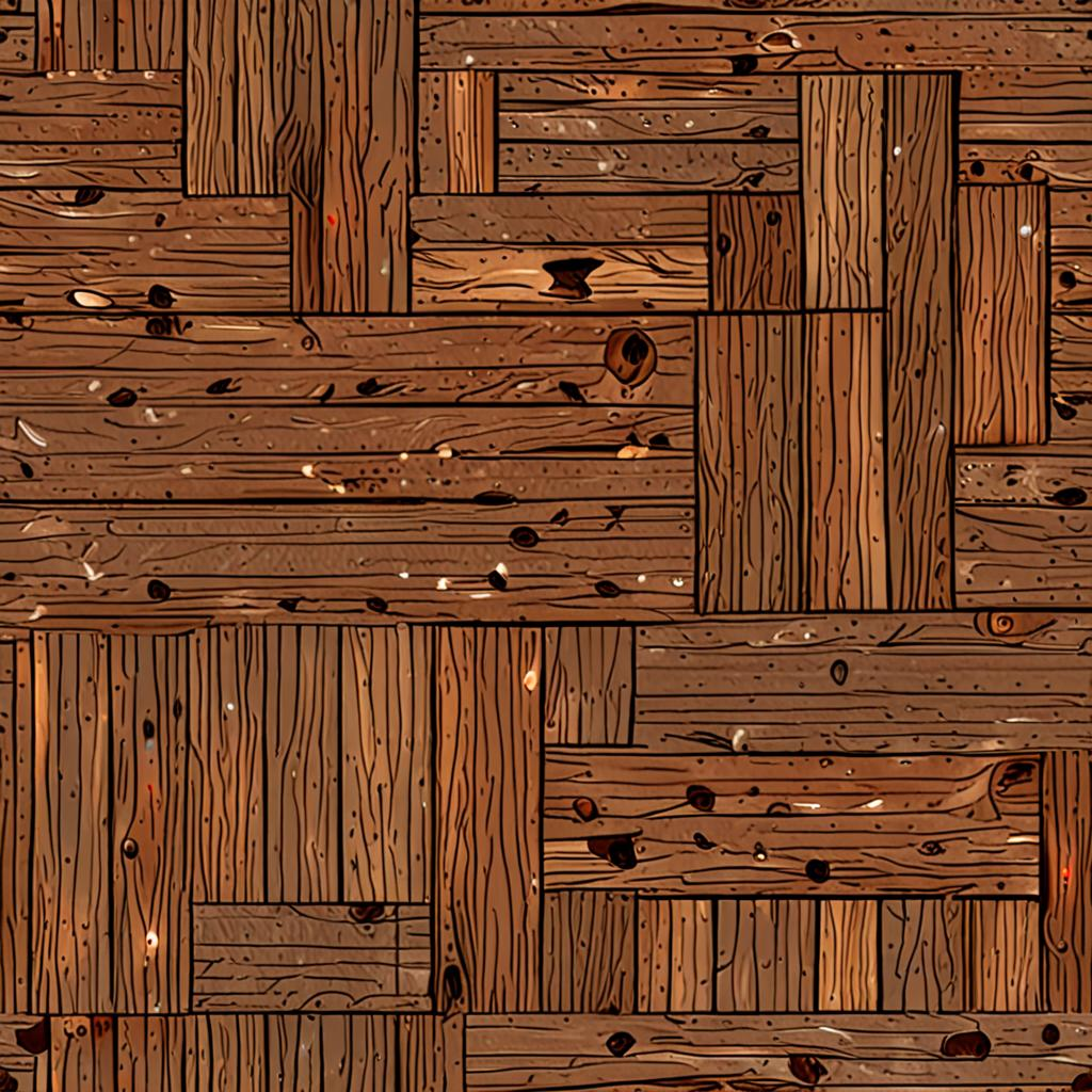 Close-Up Of Termite-Worn Rain-Soaked Wooden Deck, Uneven Plank Spacing With Visi Texture Pack