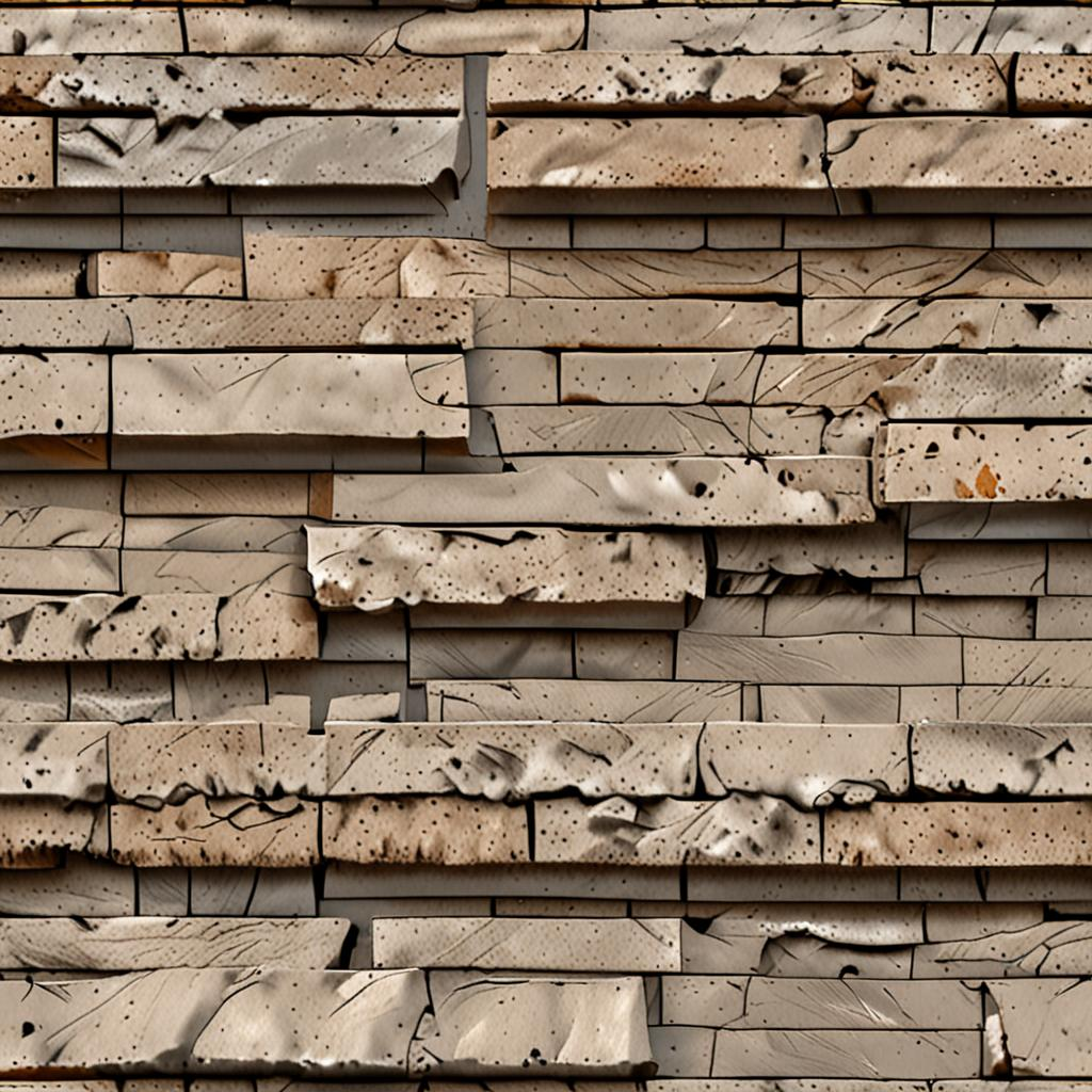 Close-Up Of Eroded Cast Concrete Retaining Wall, Fine Wind-Blown Dust Settling I Texture Pack