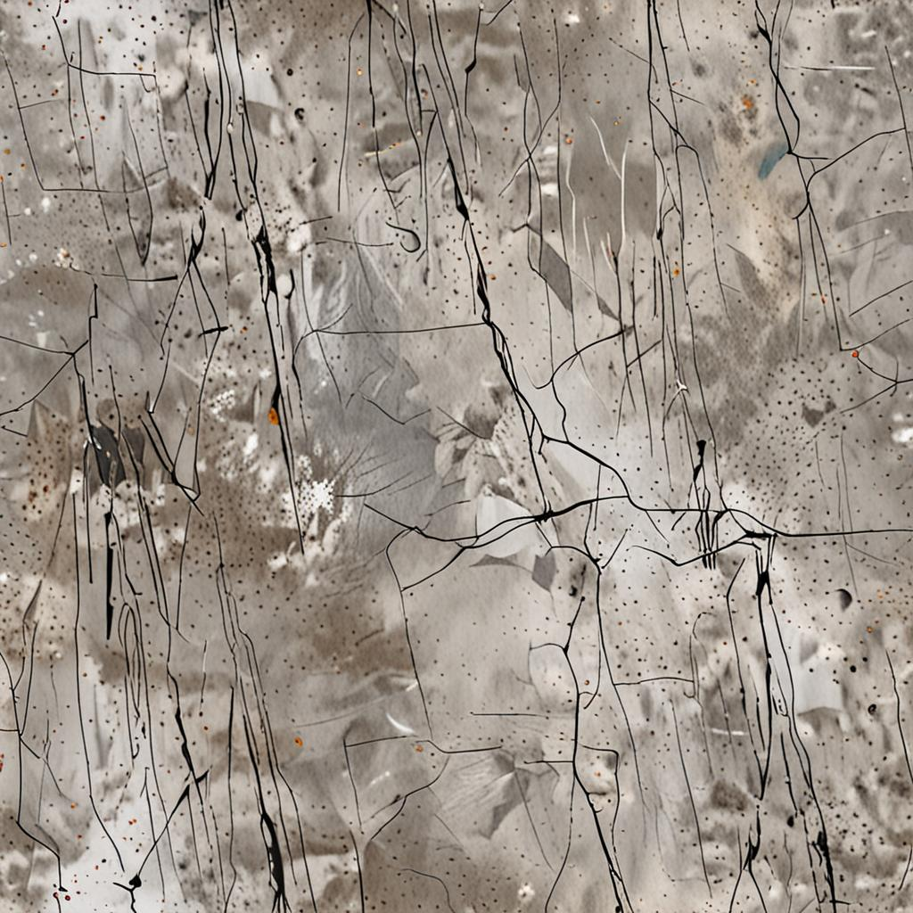 Brushed Concrete Slab, Sun-Cracked And Wind-Blown Ripple Patterns, A Web Of Shri Texture Pack