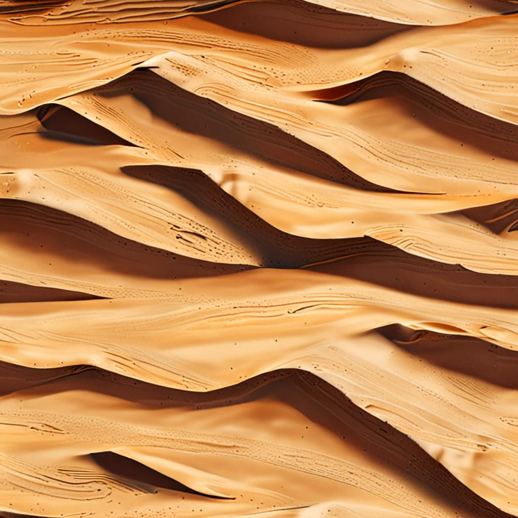 Sun-Cracked Coarse Desert Sand, Wind-Blown Ripple Patterns, Subtle Tonal Variati Texture Pack