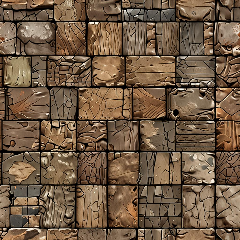 Weathered Slate Tiles Found In An Ancient Temple Ruins, Wind-Carved, Dirt Collec Texture Pack